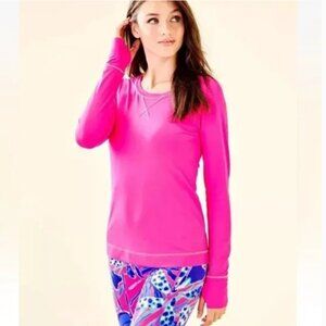 Lilly Pulitzer luxletic UPF 50+ Renay sunguard in bougainvillea pink medium NWT